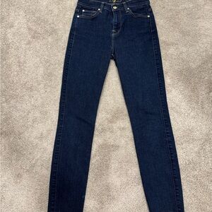 Women's Dark Blue Jeans